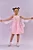 Fantasia de Borboleta (Vestido em Malha UV e Tule Brilho - Acompanha Asa) Kukiê Infantil Menina - Imagem 3