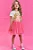 Saia em Tule Rosa Kukiê Infantil Menina - Imagem 1