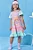 Camisola em Malha Comfy (acompanha Máscara) Kukiê Infantil Menina - Imagem 2