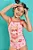 Maiô em Malha com Proteção UV50+ Kukiê Infantil Menina - Imagem 1