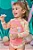 Conjunto de Blusa e Calcinha em Malha com Proteção UV50+ Kukiê Bebê Menina - Imagem 2