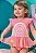 Maiô em Malha Malha com Proteção UV50+ Kukiê Bebê Menina - Imagem 2