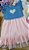Vestido em Jeans com Elastano e Tule Kukiê Infantil Menina - Imagem 1