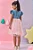 Vestido em Jeans com Elastano e Tule Kukiê Infantil Menina - Imagem 2