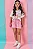 Conjunto Blusa Boxy Over em Meia Malha e Shorts em Moletinho Big Waffle Kukiê Infantil Menina - Imagem 1