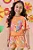 Conjunto de Blusa Boxy Over e Shorts em Malha Fresh Kukiê Infantil Menina - Imagem 3