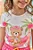 Conjunto de Blusa em Malha UV e Short em Nylon Kukiê Infantil Menina - Imagem 5