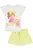Conjunto de Blusa em Cotton e Shorts em Tricoline Bordado Kukiê Infantil Menina - Imagem 1
