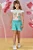 Conjunto de Blusa em Meia Malha com Shorts em Molecotton Infanti Infantil Menina - Imagem 1