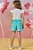 Conjunto de Blusa em Meia Malha com Shorts em Molecotton Infanti Infantil Menina - Imagem 2
