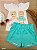 Conjunto de Blusa em Meia Malha com Shorts em Molecotton Infanti Infantil Menina - Imagem 1