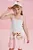 Camisola em Malha Comfy. Acompanha Máscara Infanti Infantil Menina - Imagem 1