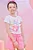 Conjunto de Blusa em Meia Malha e Shorts em Canelado Liz Infanti Infantil Menina - Imagem 1