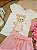 Conjunto de Blusa em Cotton e Tule e Short Saia em Molevisco Infanti Infantil Menina - Imagem 2