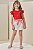 Conjunto de blusa em cotton e short saia em moletom sem pelúcia Infanti - Imagem 1