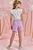 Conjunto de Blusa em Malha Power e Shorts em Moletom sem Pelúcia Infanti Infantil Menina - Imagem 2