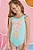 Maiô em Malha Uv Dry com Proteção Uv 50+ Infanti Infantil Menina - Imagem 3