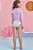 Trio de Blusa e Biquíni em Malha Uv Dry com Proteção Uv 50+ Infanti Infantil Menina - Imagem 4