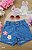 Shorts em Jeans com Elastano Infanti Infantil Menina - Imagem 1