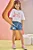 Shorts em Jeans com Elastano Infanti Infantil Menina - Imagem 3