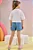 Shorts em Jeans com Elastano Infanti Infantil Menina - Imagem 2