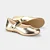 Sapatilha Infantil Bibi Ballerina Basic Dourada - Imagem 2