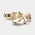 Sapatilha Infantil Bibi Ballerina Basic Dourada - Imagem 3