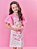 Vestido Ursinha Cerejinha Rosa Cinti - Imagem 2