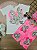 Conjunto Blusa Alongada e Short Biker Princesas Disney Bimbi - Imagem 1