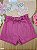SHORT EM MOLETOM S/ FELPA Lilás Bee Loop - Imagem 1