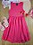 VESTIDO REGATA EM MEIA MALHA E RIBANA CANELADA Rosa Bee Loop - Imagem 1