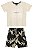 CONJUNTO CAMISETA MALHA E BERMUDA MOLETOM Bee Loop - Imagem 1