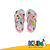 CHINELO ACQUA PRINT AZUL ACQUA/ROSA DOCE Klin - Imagem 1