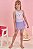 Conjunto de Maiô em Malha Uv Dry com Proteção Uv 50+ com Saia em Malha Atoalhada Infanti Infantil Menina - Imagem 1
