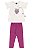 CONJUNTO BLUSA MEIA MALHA E LEGGING EM COTTON Bee Loop - Imagem 1