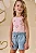 Blusa Regata em Canelado Liz Infanti Infantil Menina - Imagem 1