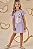 Vestido em Molecotton Lilás Infanti Infantil Menina - Imagem 1