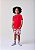 CONJUNTO T-SHIRT BERMUDA VERMELHO Bimbi - Imagem 1