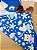 Vestido em Molecotton Unicórnio Azul Kukiê Infantil Menina - Imagem 2
