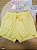Shorts em Sarja com Elastano Amarelo Kukiê Infantil Menina - Imagem 1