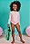 Maiô em Malha com Proteção UV 50+ Kukiê Infantil Menina - Imagem 1