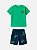 CJ T-SHIRT BERMUDA VERDE CLOROFILA Bimbi - Imagem 1