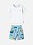 CJ T-SHIRT BERMUDA PEROLA Bimbi - Imagem 1