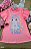 Vestido em Meia Malha Unicórnio Infanti Infantil Menina - Imagem 1