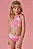 Biquíni Aurora Bela Adormecida em Malha UV Dry com Proteção UV 50+ Infanti Infantil Menina - Imagem 2