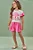 Conjunto de Blusa Boxy em Malha Fresh e Shorts em Malha Wave Kukiê Infantil Menina - Imagem 7