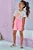 Conjunto de Blusa em Meia Malha e Shorts em Malha Mini Textura Kukiê Infantil Menina - Imagem 2
