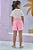 Conjunto de Blusa em Meia Malha e Shorts em Malha Mini Textura Kukiê Infantil Menina - Imagem 3