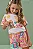 Conjunto de Blusa Boxy e Shorts em Malha Fresh Kukiê Infantil Menina - Imagem 3
