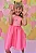 Vestido em Canelado e Tule com Elastano Infanti Infantil Menina - Imagem 3